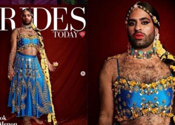 Ativista trans é capa de revista para noivas