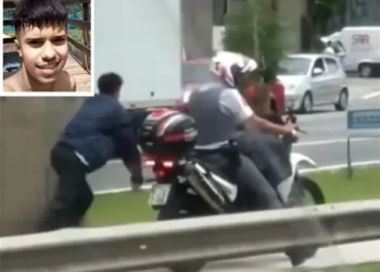 Justiça condena Governo de SP a pagar R$ 10 mil de indenização a criminoso algemado e puxado por PM em moto