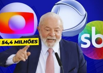 Globo recebe de Lula mais de 4 vezes do que Record e SBT em propaganda