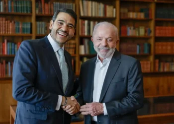 Jorge Messias e Lula Foto: Ricardo Stuckert /